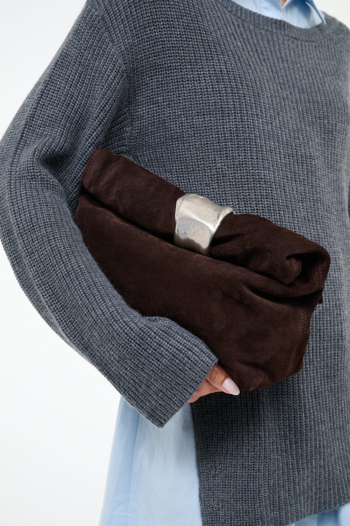 STAUD | Cuff Clutch Espresso