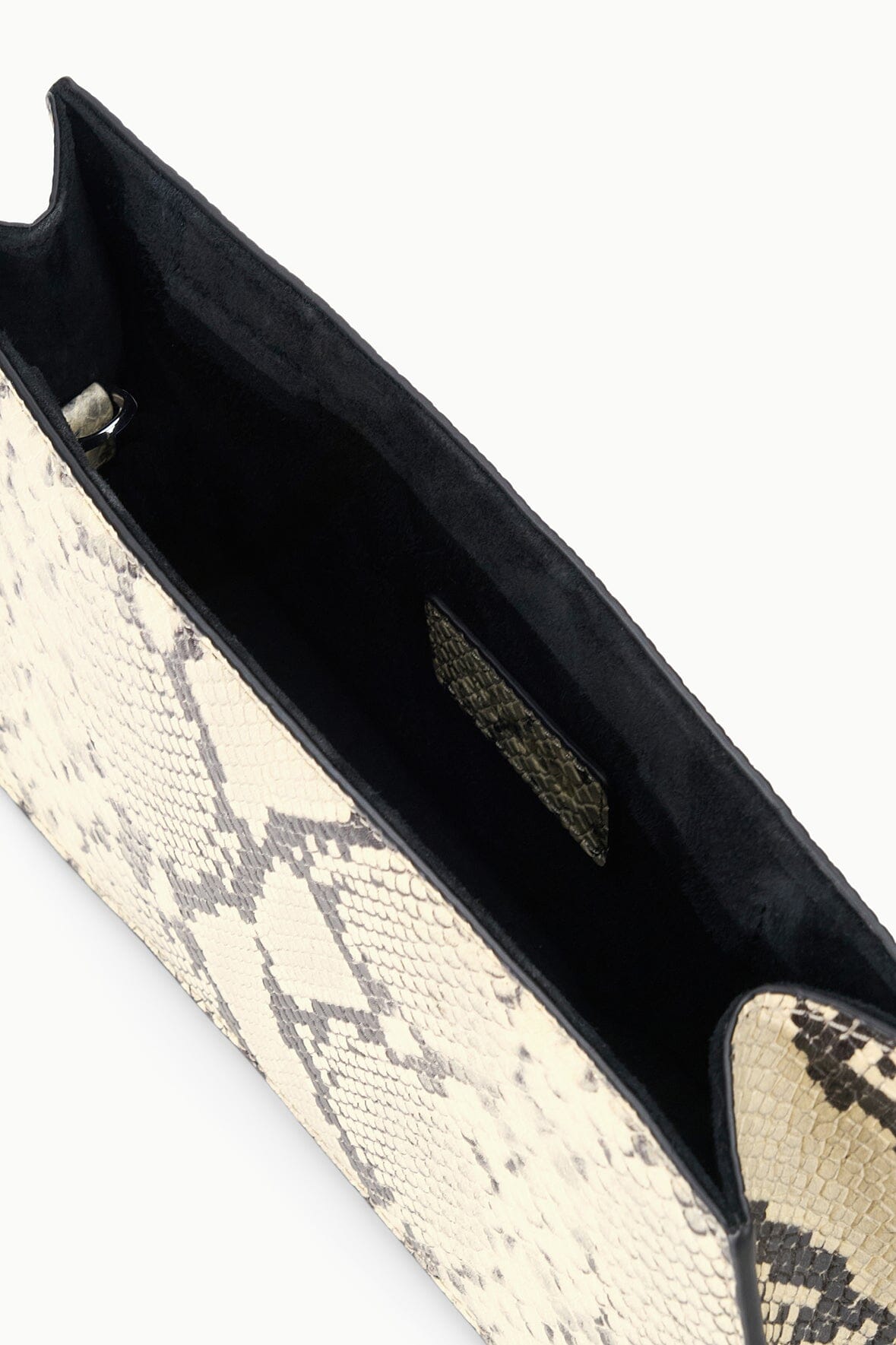 STAUD | Coco Shoulder Bag White Snake