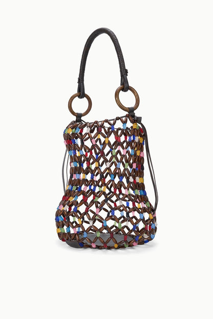 STAUD | Del Mar Bucket Bag Sea Glass Multi