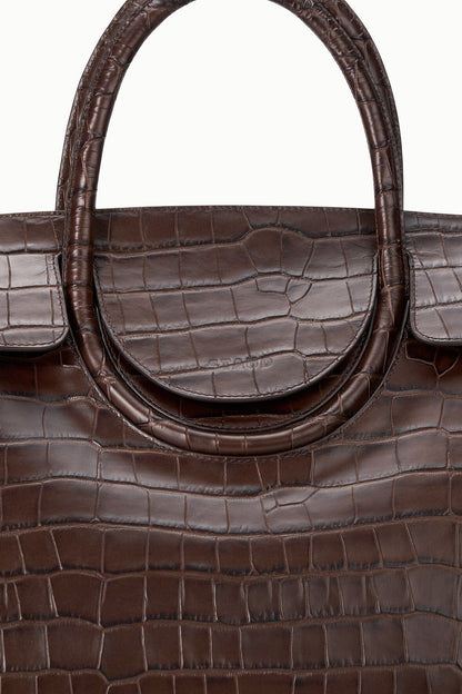 STAUD | Maude Carryall Espresso Croco