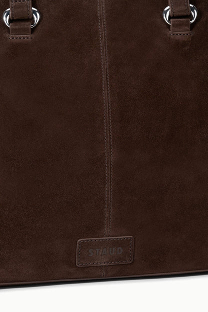STAUD | Hester Satchel Espresso Suede