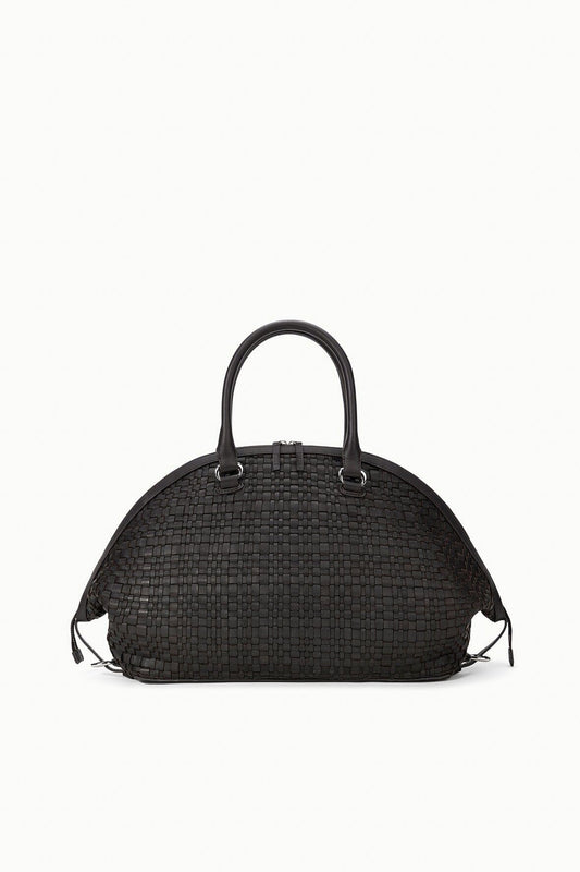 STAUD | Hester Satchel Espresso Woven