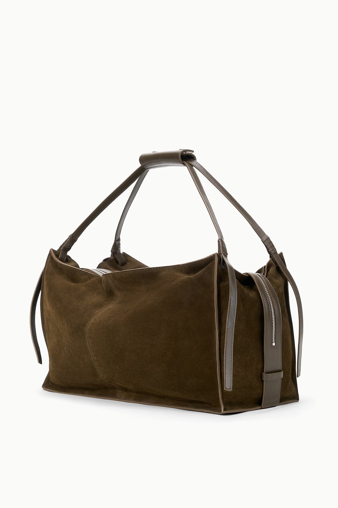 STAUD | Large Harold Bag Truffle Suede