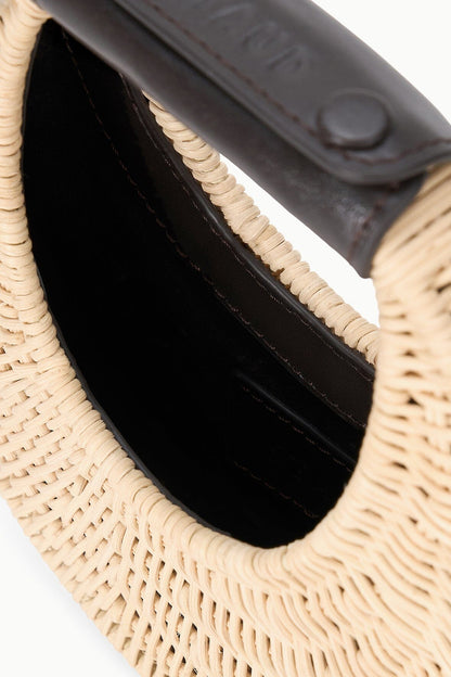 STAUD | Good Night Moon Wicker Bag Natural
