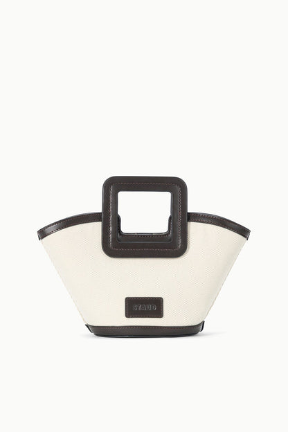 STAUD | Shirley Mini Bucket Natural Espresso