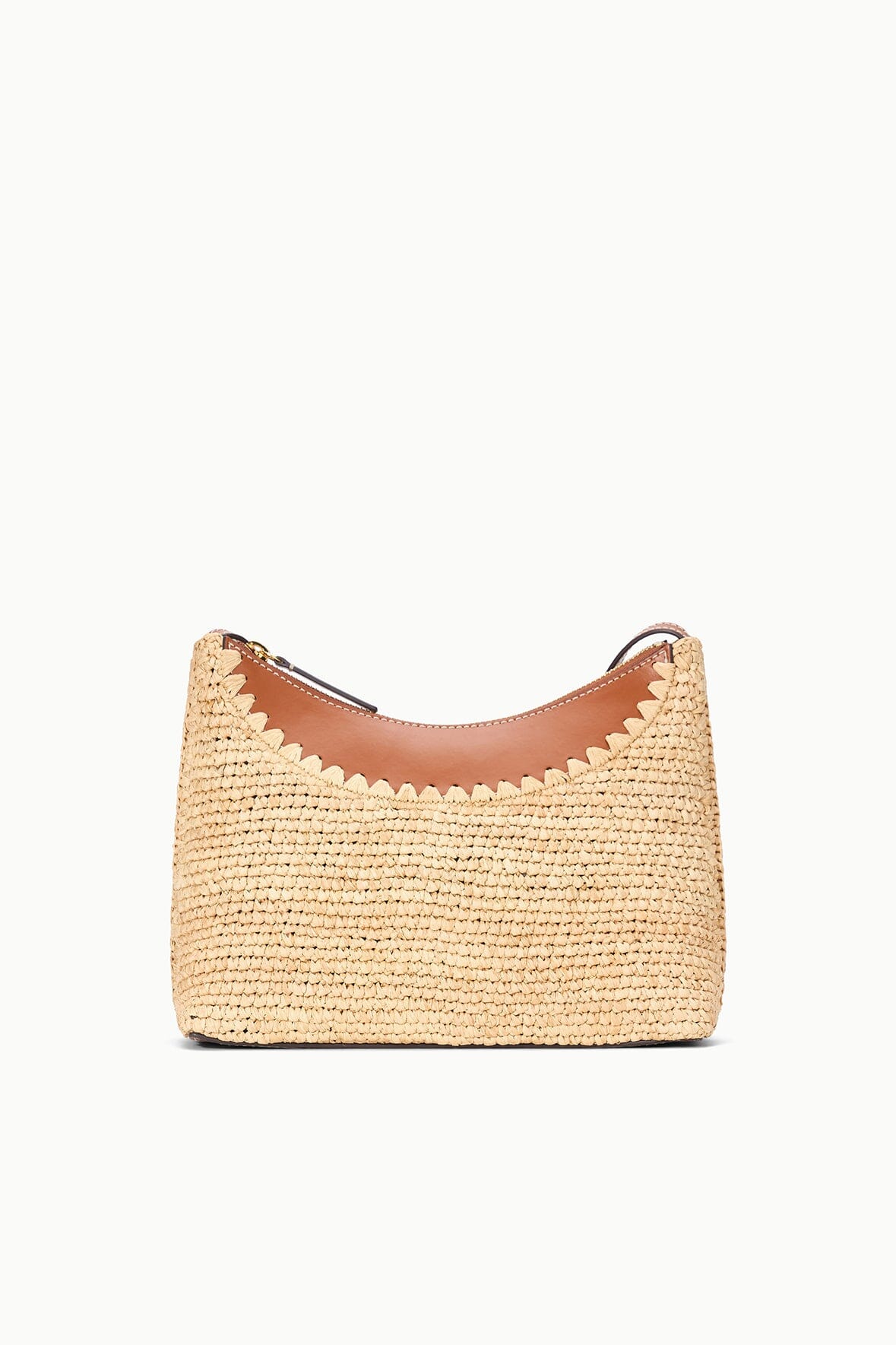 STAUD | Rowey Raffia Bag Natural Tan