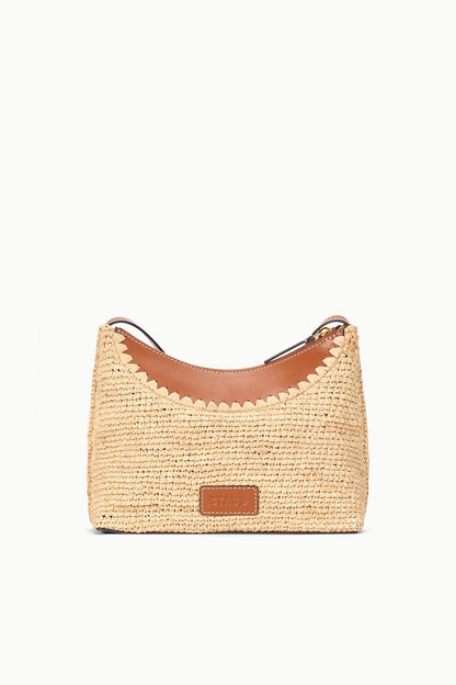 STAUD | Rowey Raffia Bag Natural Tan