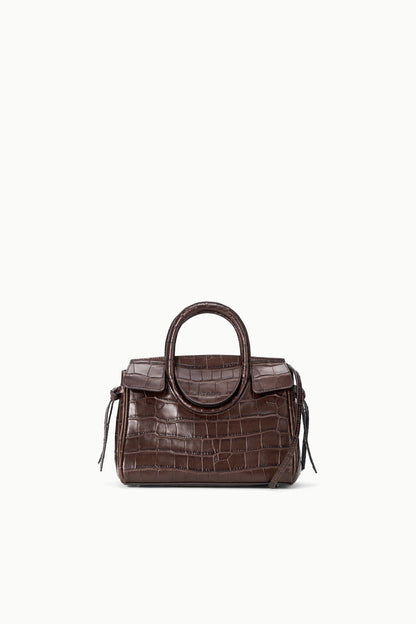 STAUD | Maude Mini Carryall Espresso Croco