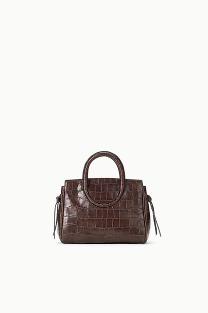STAUD | Maude Mini Carryall Espresso Croco