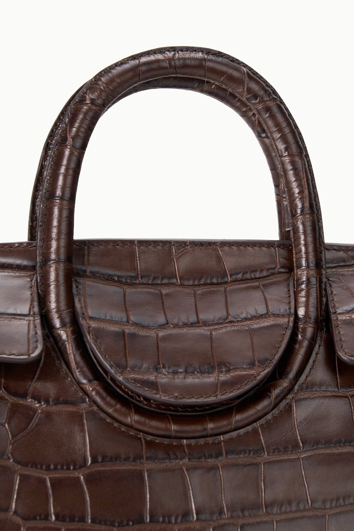 STAUD | Maude Mini Carryall Espresso Croco
