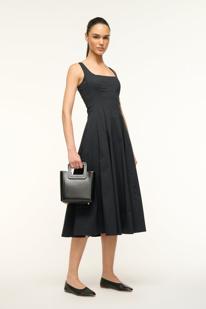 STAUD | Mini Shirley Leather Bag - Black