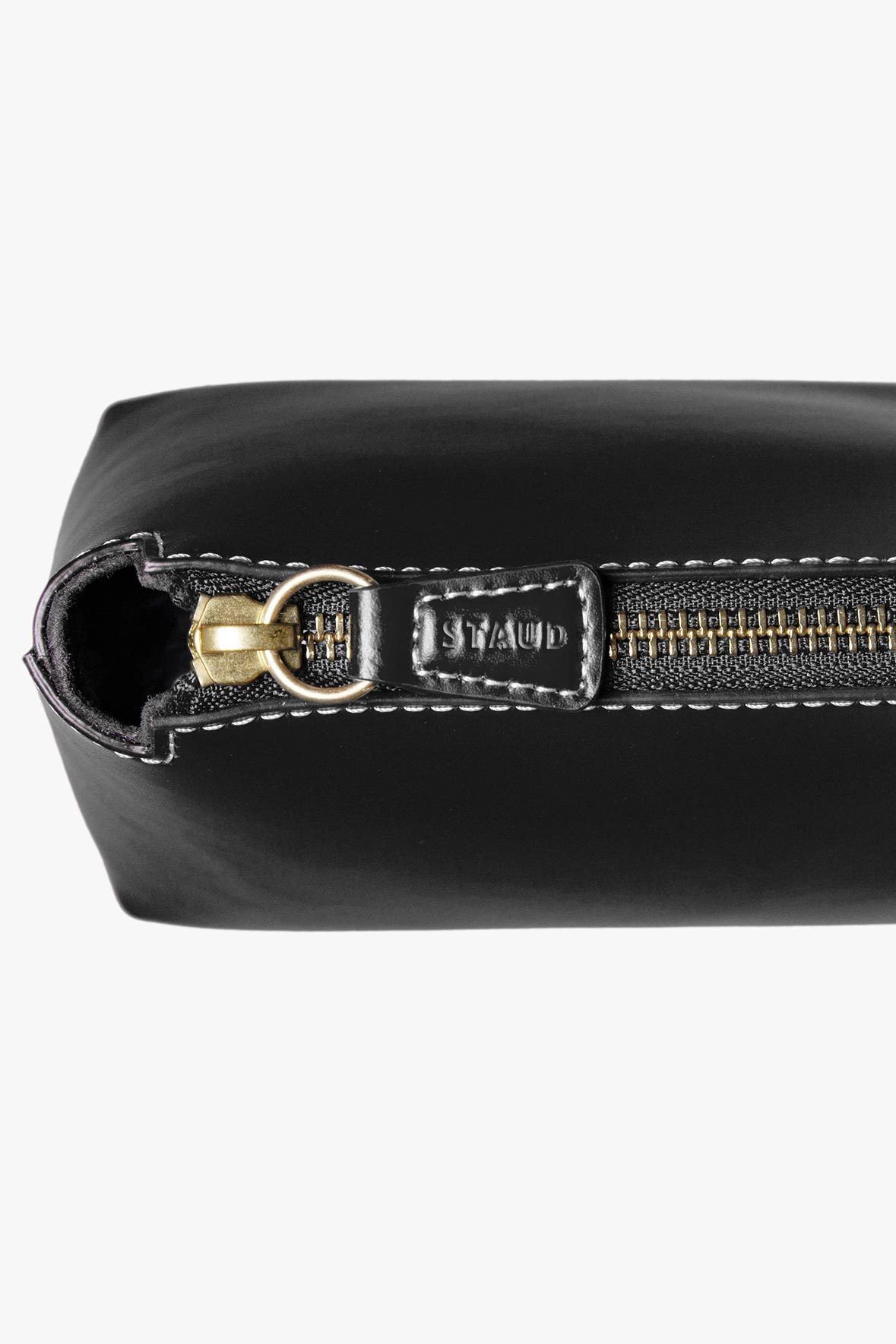 STAUD | Mini Shirley Leather Bag - Black