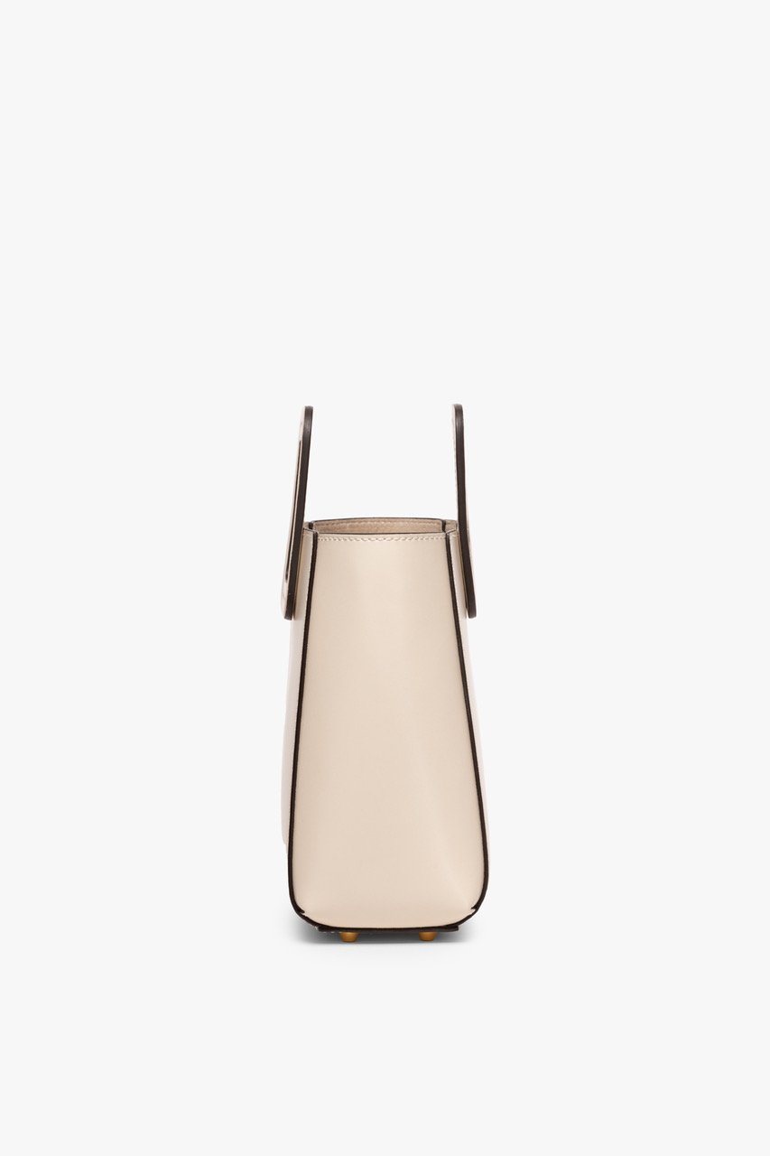 STAUD | Mini Shirley Leather Bag - Cream