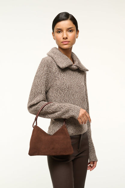 STAUD | Valerie Shoulder Bag Mahogany