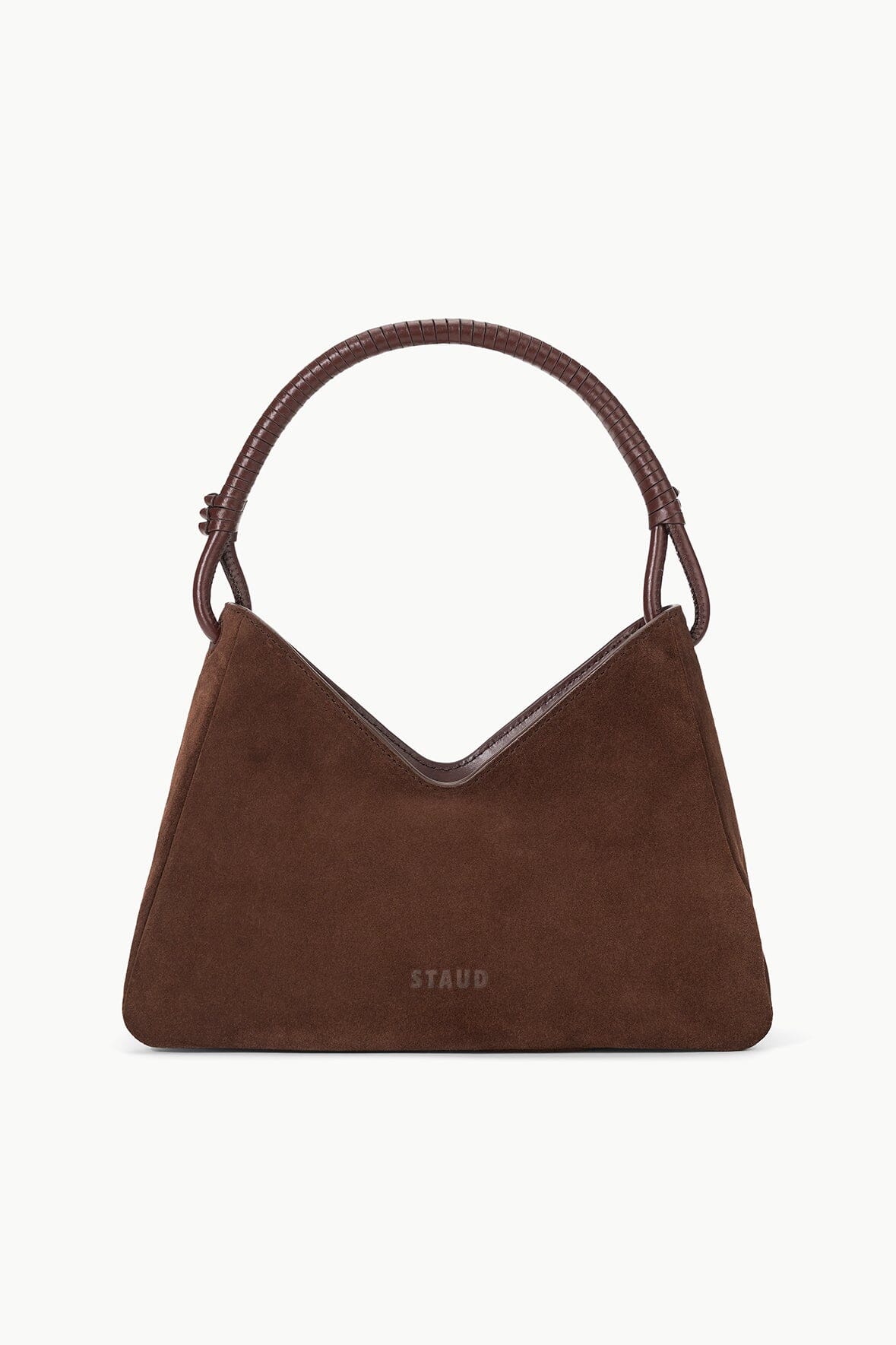 STAUD | Valerie Shoulder Bag Mahogany