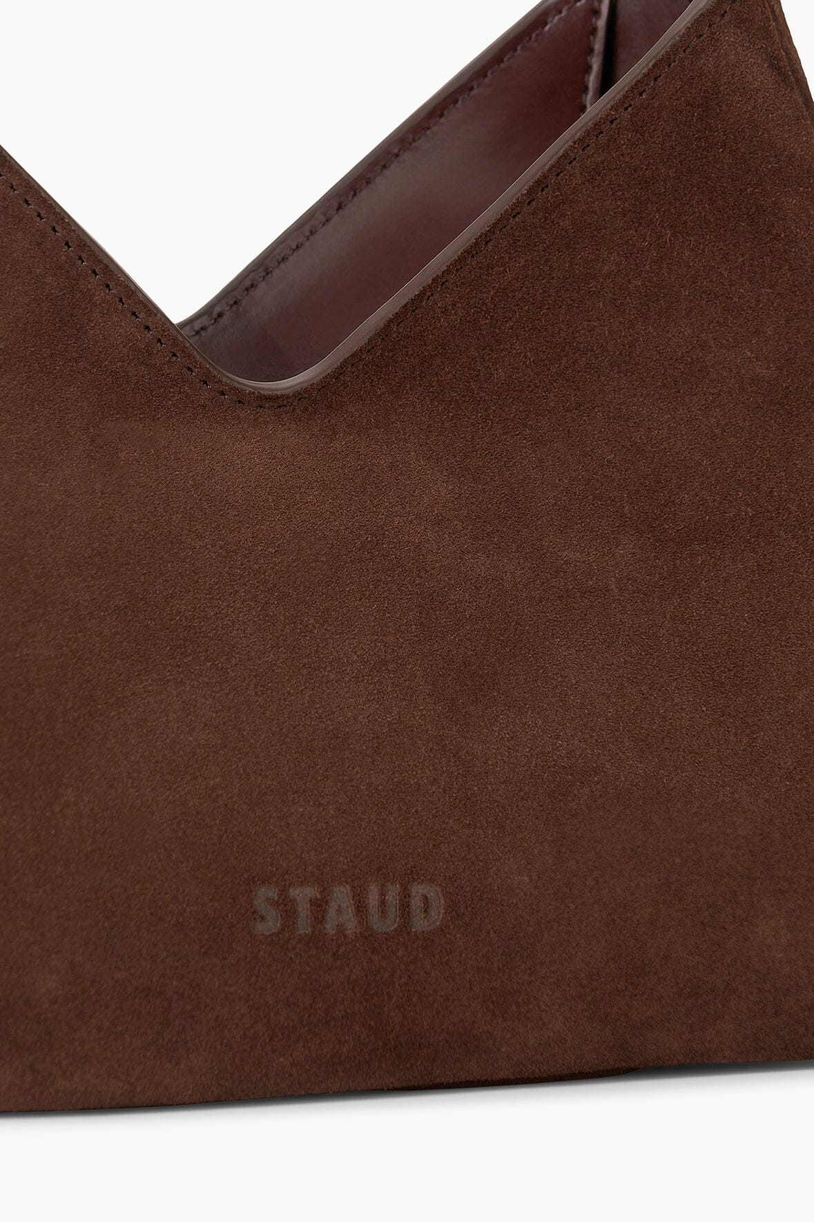 STAUD | Valerie Shoulder Bag Mahogany