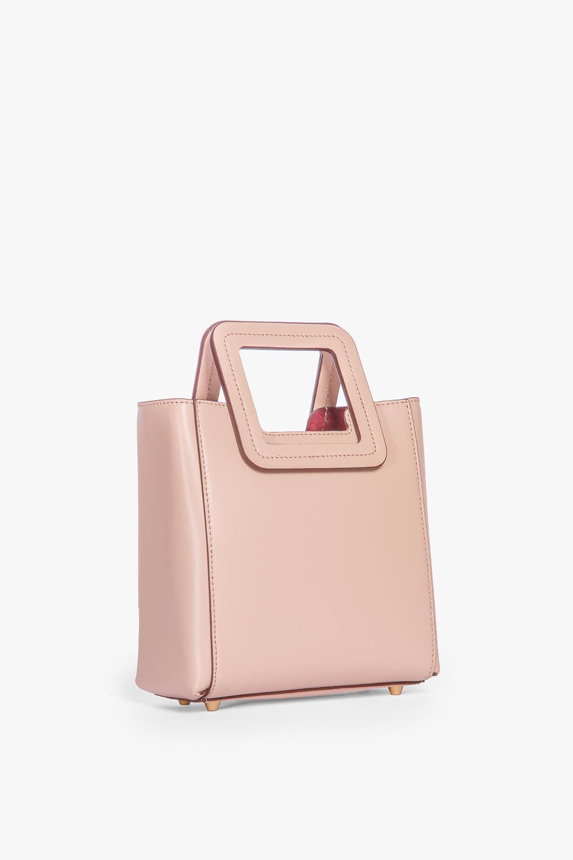 STAUD | Mini Shirley Leather Bag - Blush