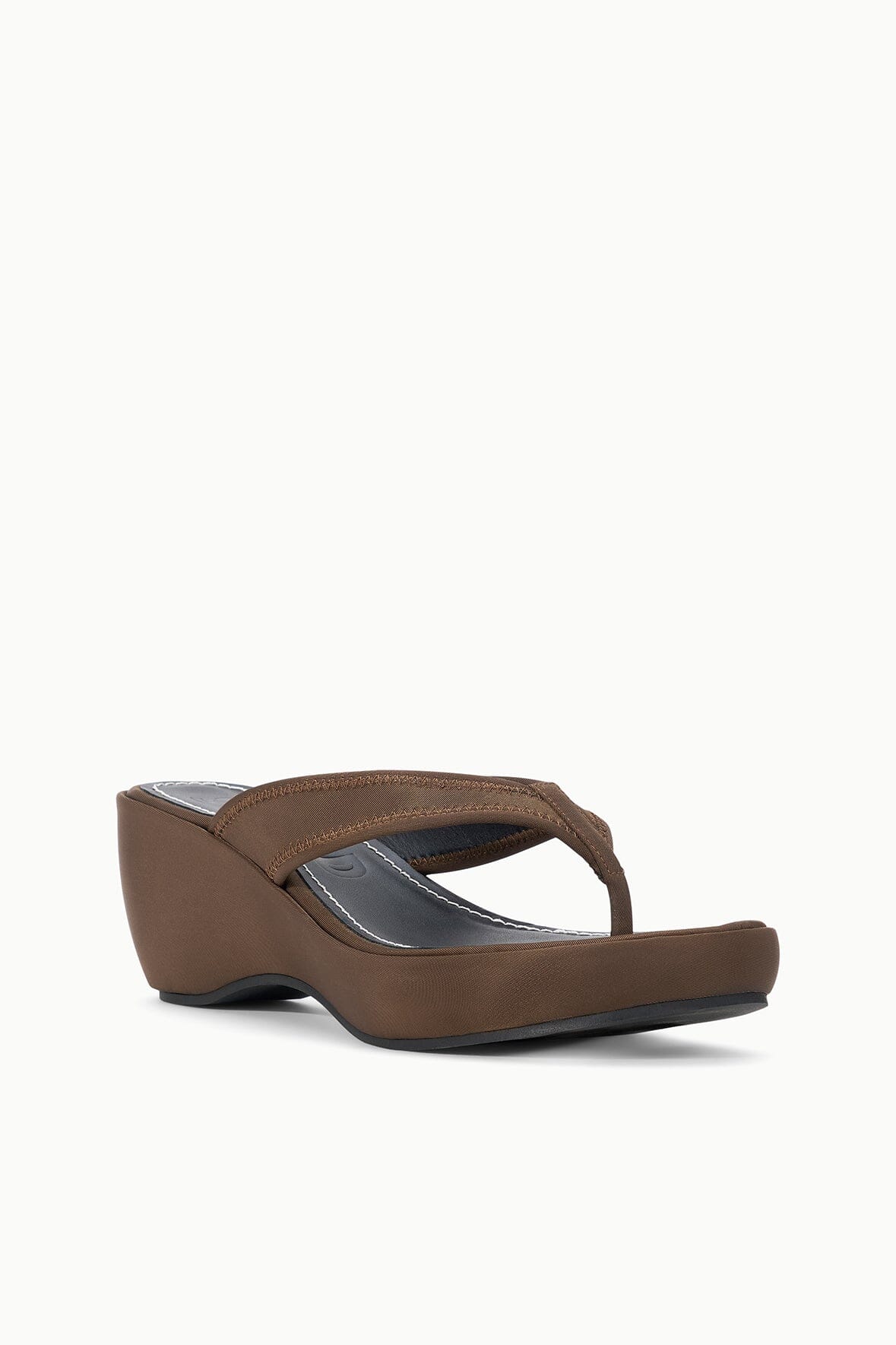 STAUD | Remy Espresso Brown Platform Wedge Sandal - Staud
