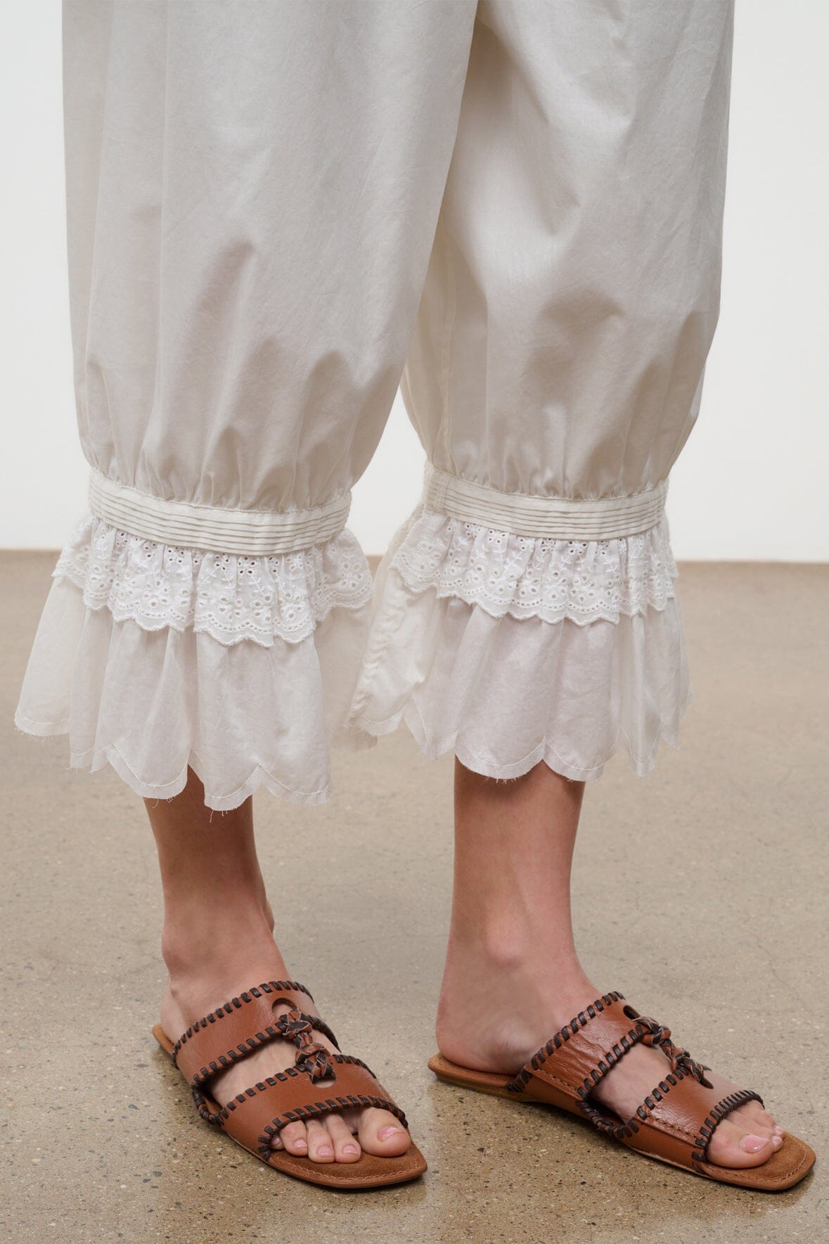 STAUD | Mara Sandal Tabac