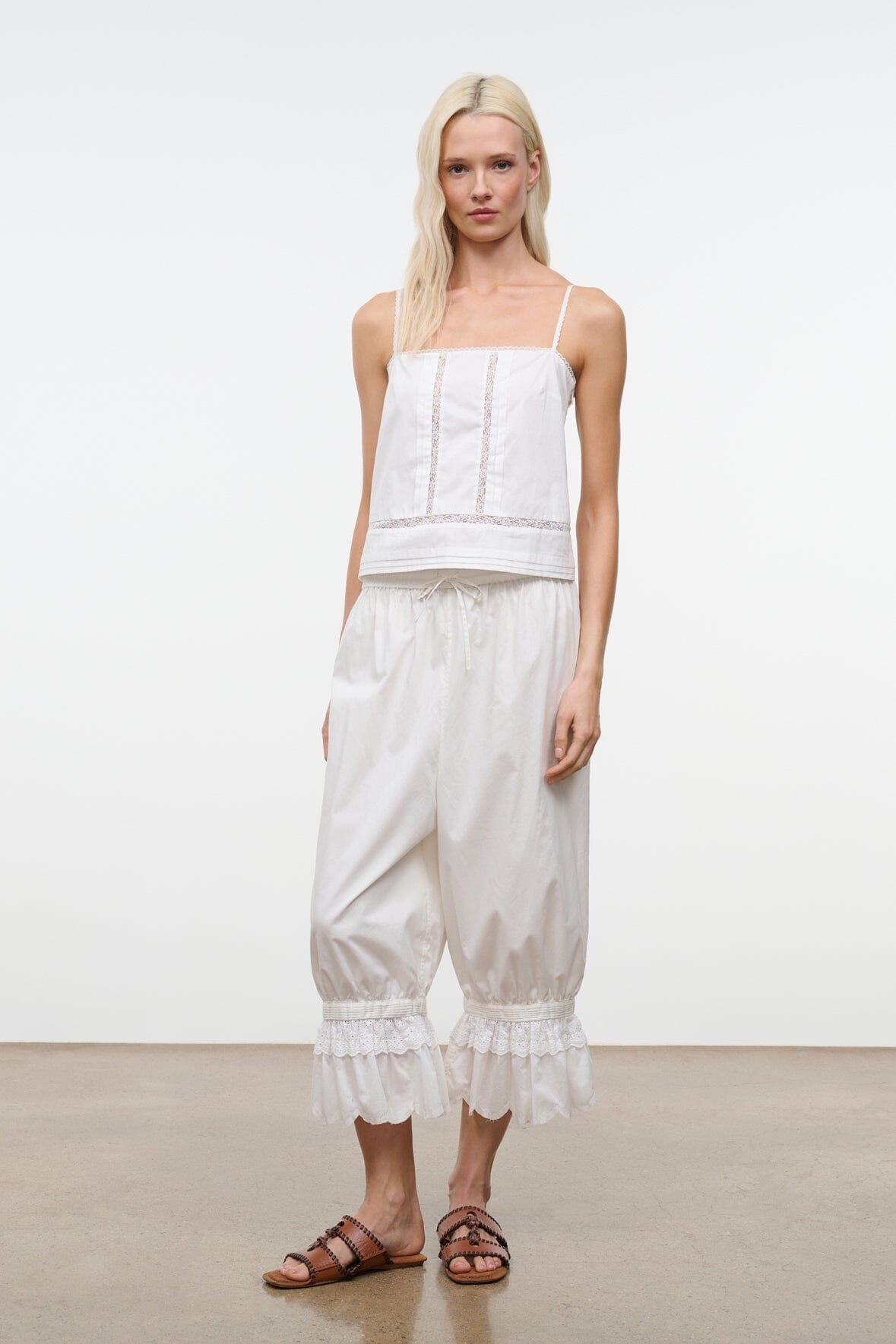 STAUD | Mara Sandal Tabac
