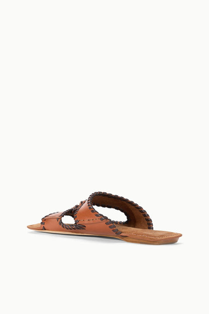 STAUD | Mara Sandal Tabac