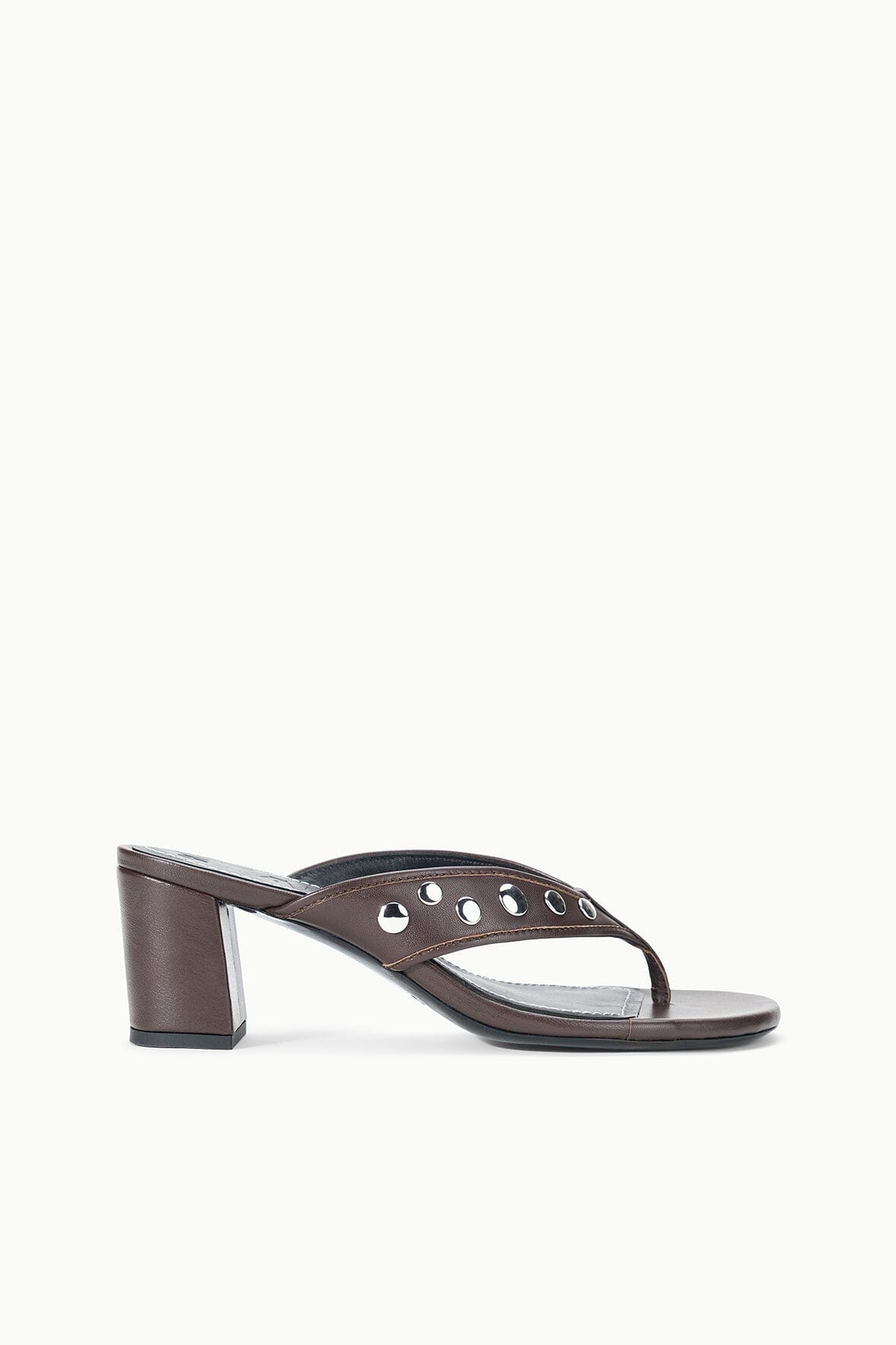 STAUD | Nova Thong Heel Espresso Studs
