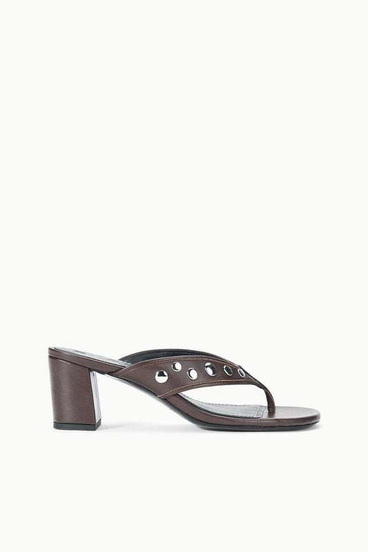 STAUD | Nova Thong Heel Espresso Studs