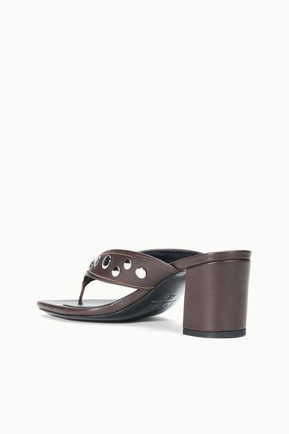 STAUD | Nova Thong Heel Espresso Studs