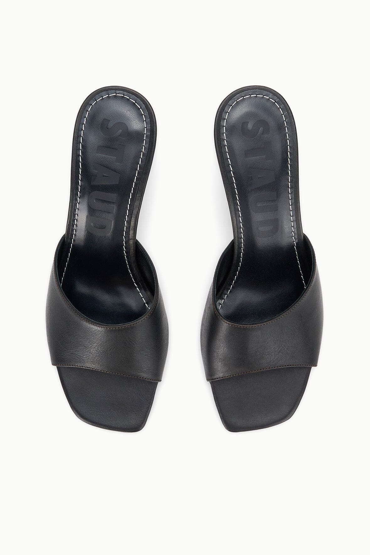 STAUD | Bea Mule Espresso Distressed