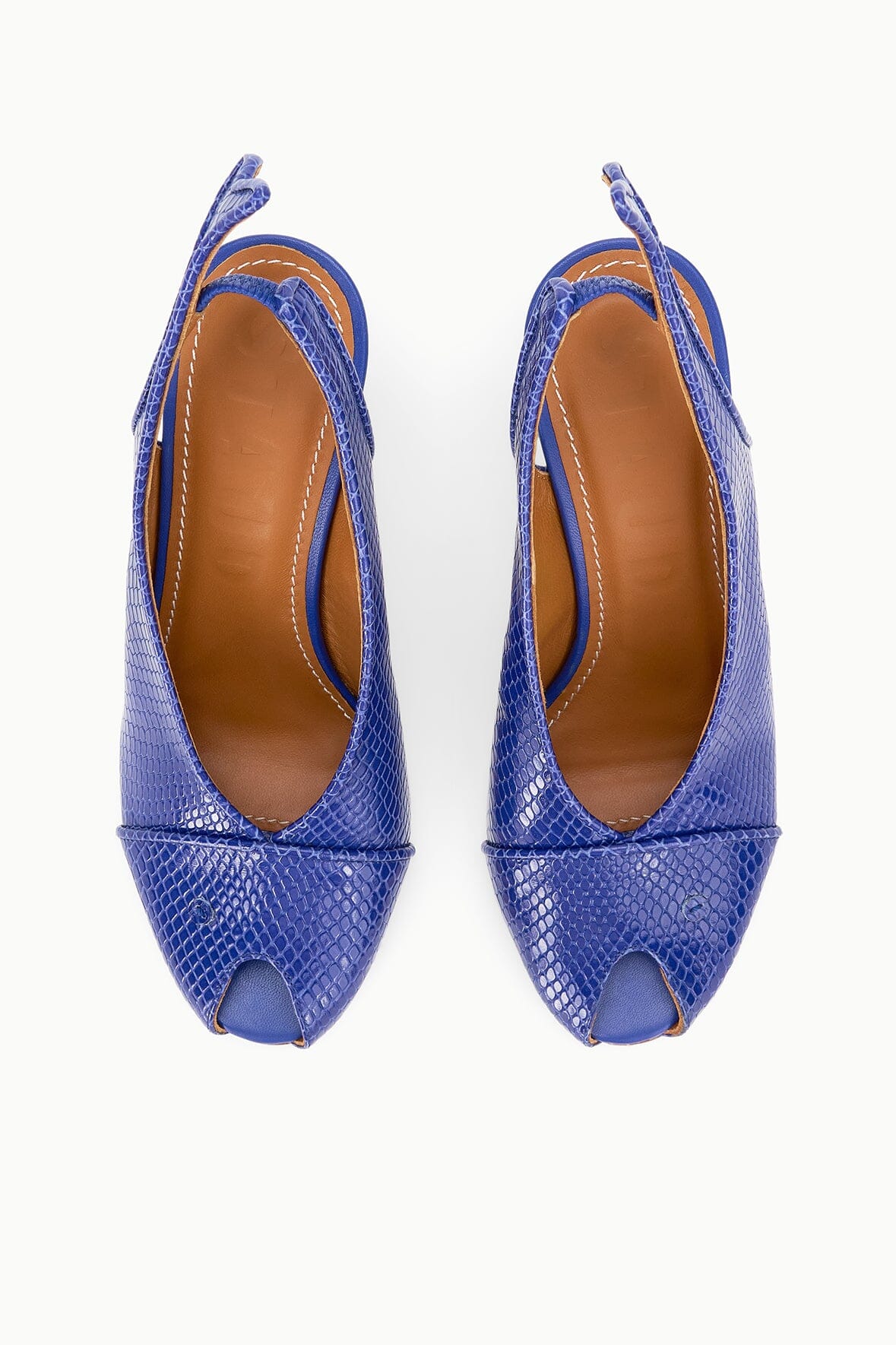 STAUD | Cleo Fish Heel Cobalt