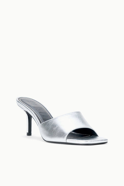 STAUD | Bea Mule Silver