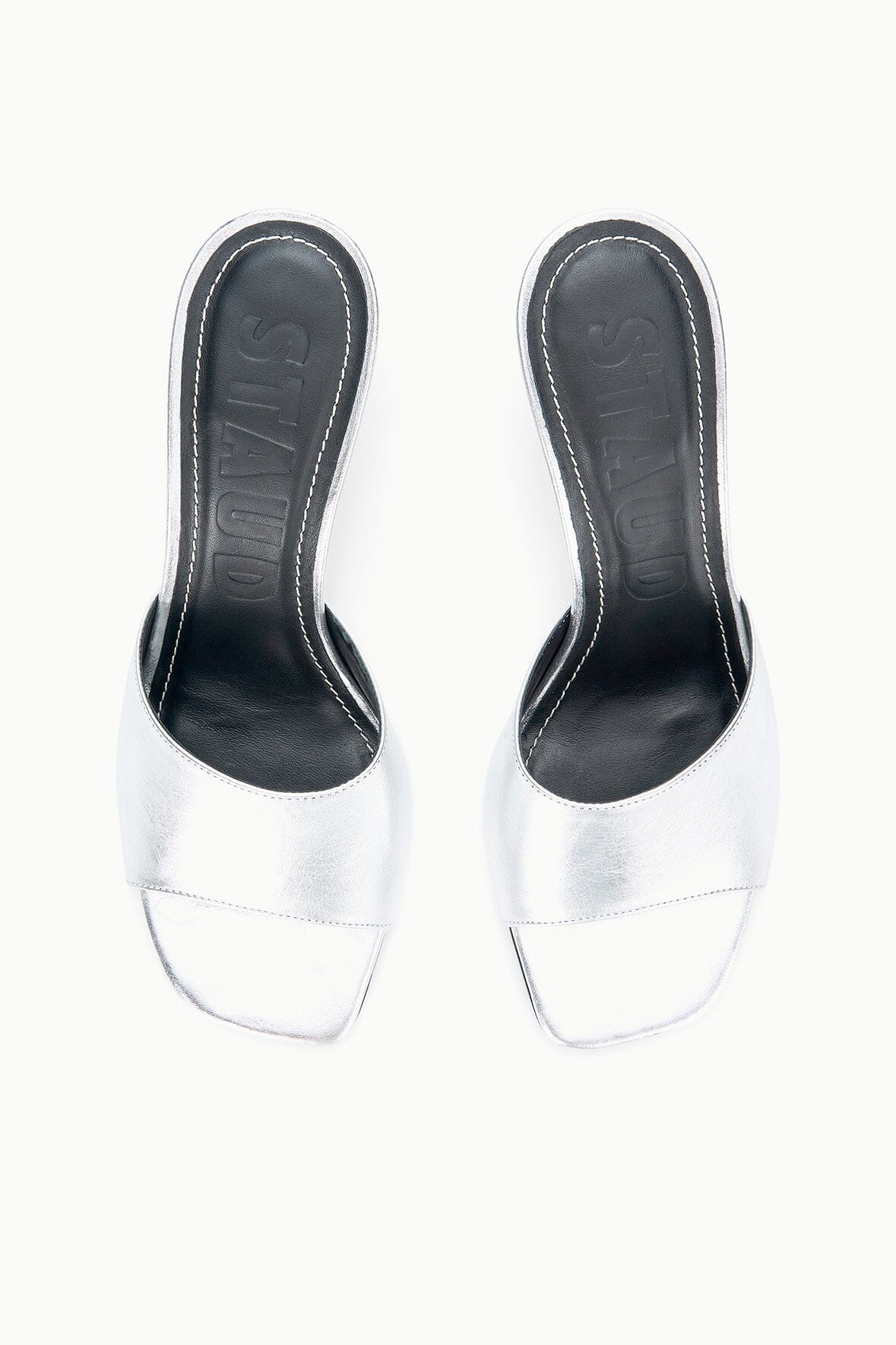 STAUD | Bea Mule Silver