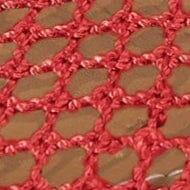 STAUD | Alba Ballet Flat Red Netting