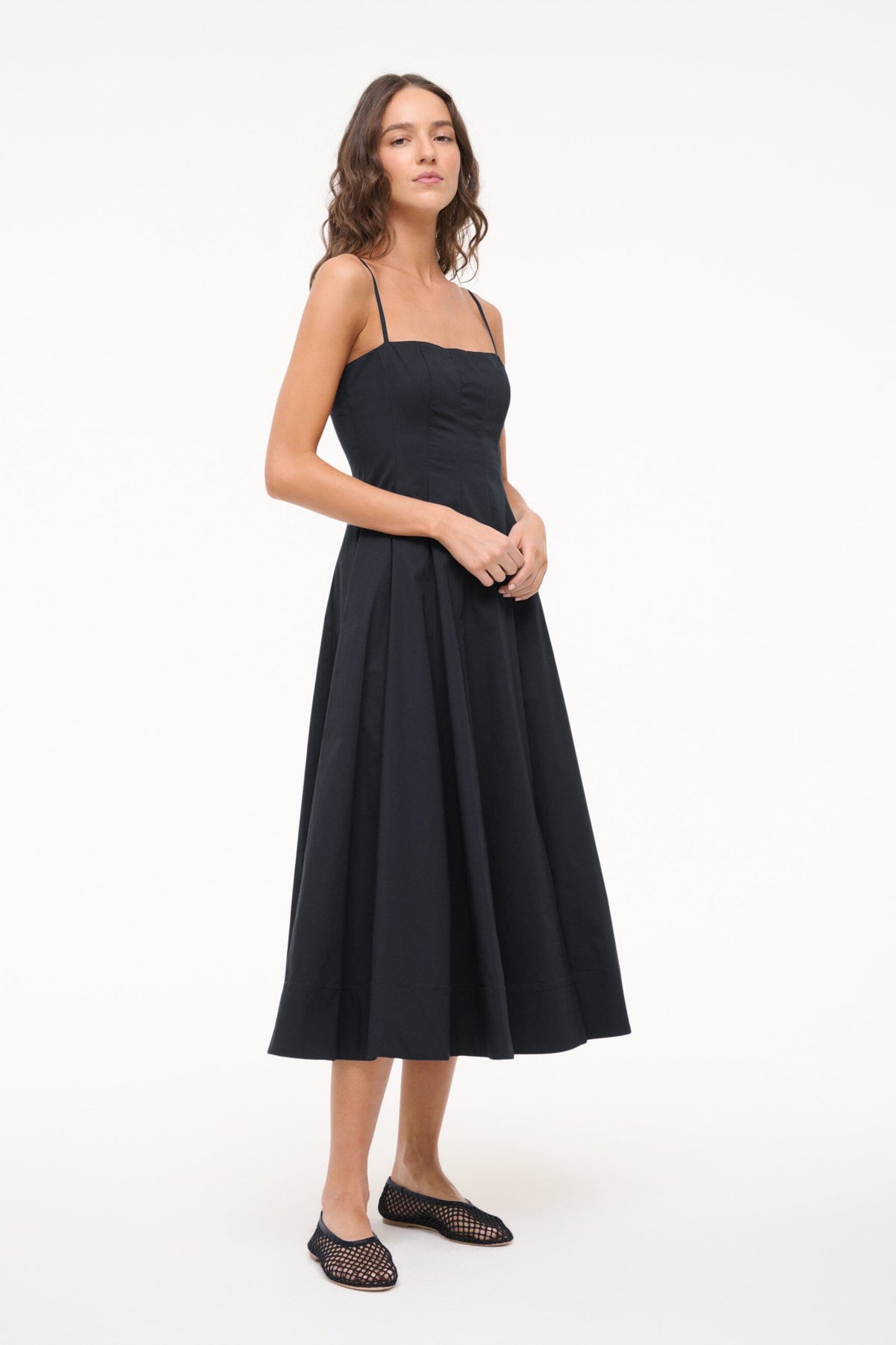 STAUD | Alba Ballet Black Netting