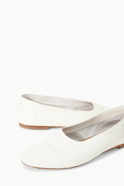 STAUD | Alba Ballet Flat Paper
