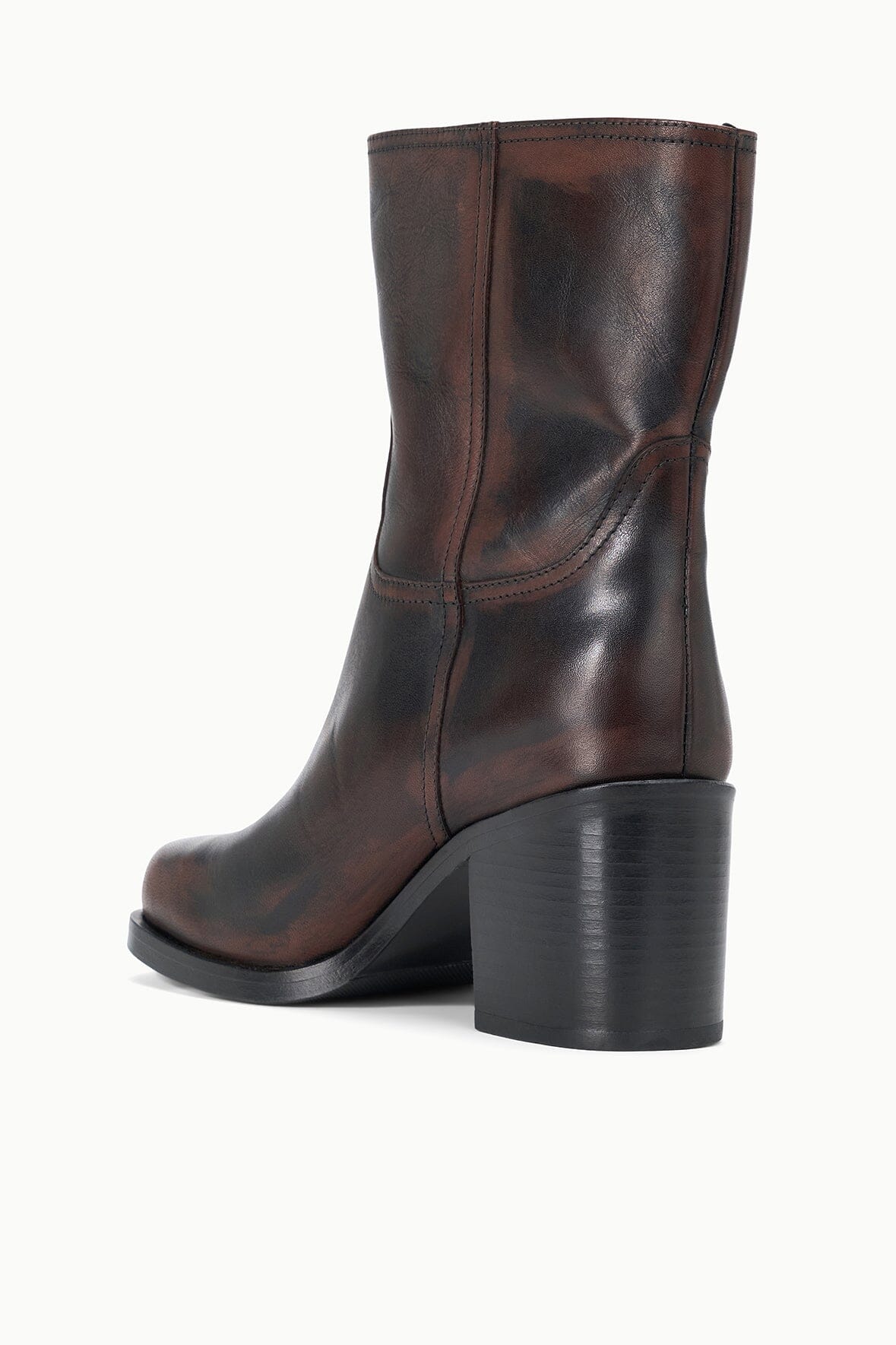 STAUD | Brooklyn Ankle Boot Espresso Distressed