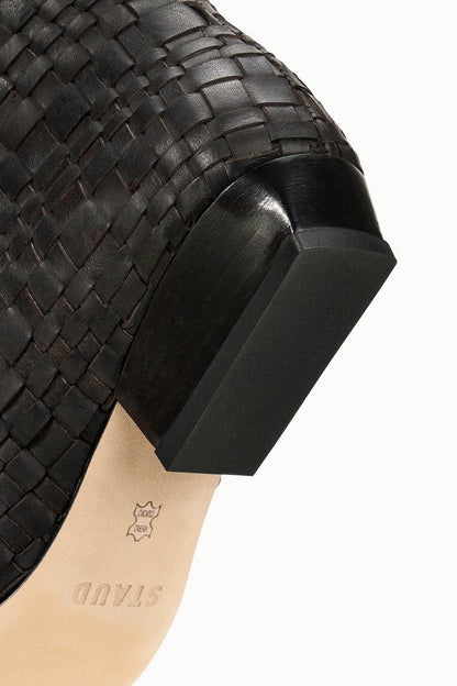 STAUD | Wally Flat Boot Espresso Woven