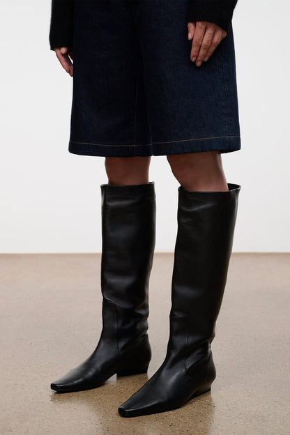 STAUD | Wally Flat Boot Black