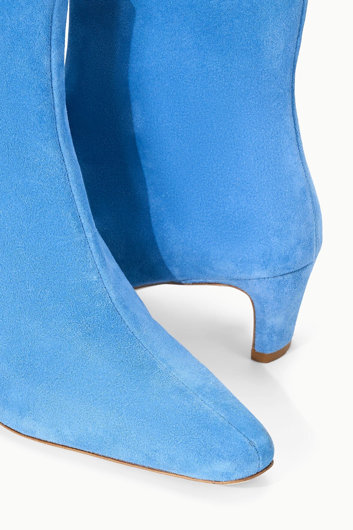 STAUD | Wally Ankle Boot Blue Suede