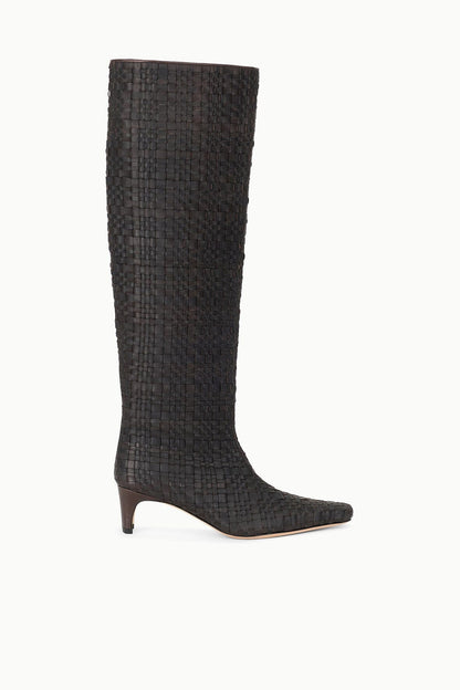 STAUD | Wally Boot Espresso Woven