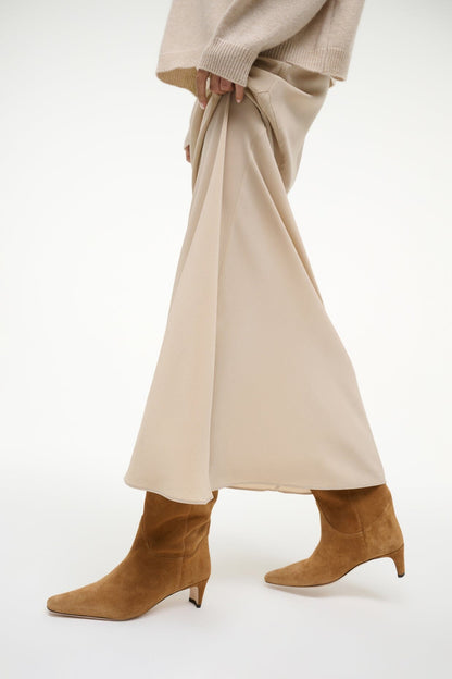 STAUD | Western Wally Boot Tan Suede