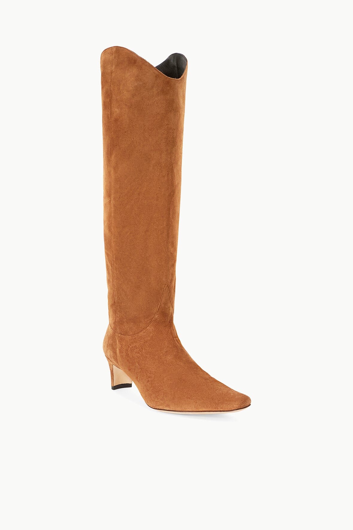 STAUD | Western Wally Boot Tan Suede