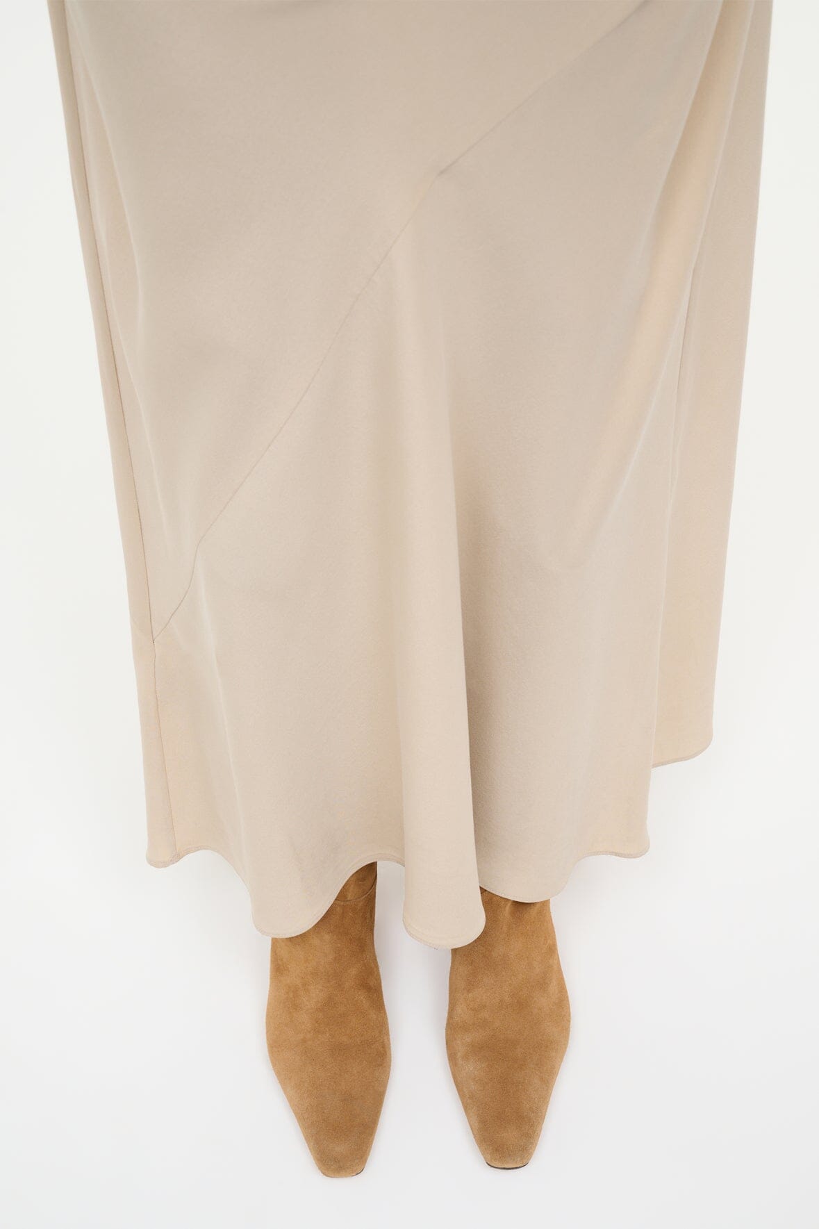 STAUD | Western Wally Boot Tan Suede