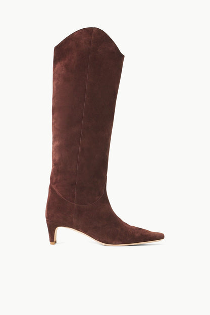 STAUD | Western Wally Boot Mahogany