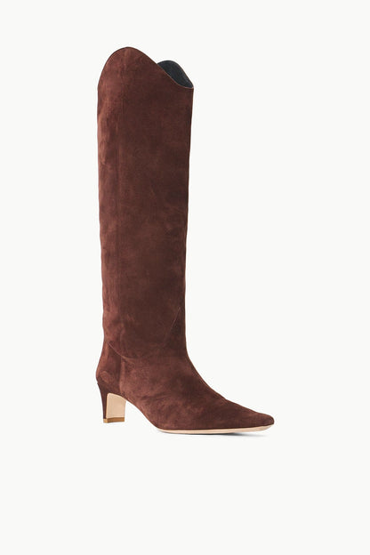 STAUD | Western Wally Boot Mahogany