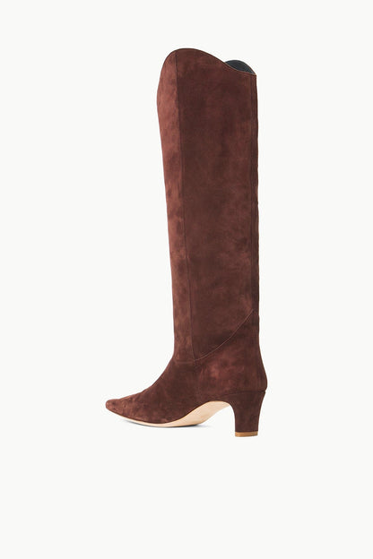 STAUD | Western Wally Boot Mahogany