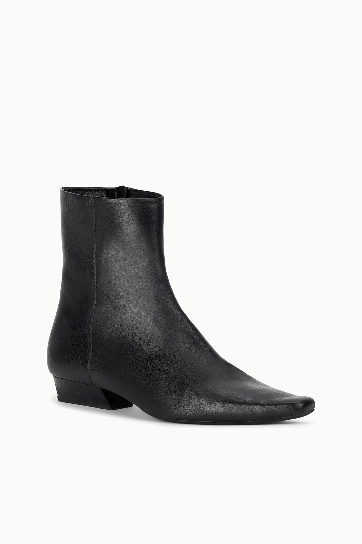 STAUD | Wally Flat Ankle Boot Black