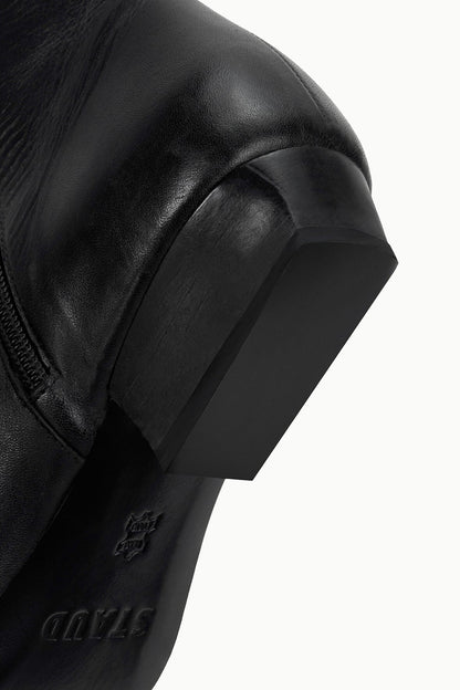 STAUD | Wally Flat Ankle Boot Black