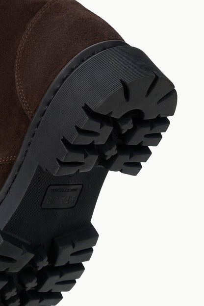 STAUD | Henry Combat Boot Espresso Suede