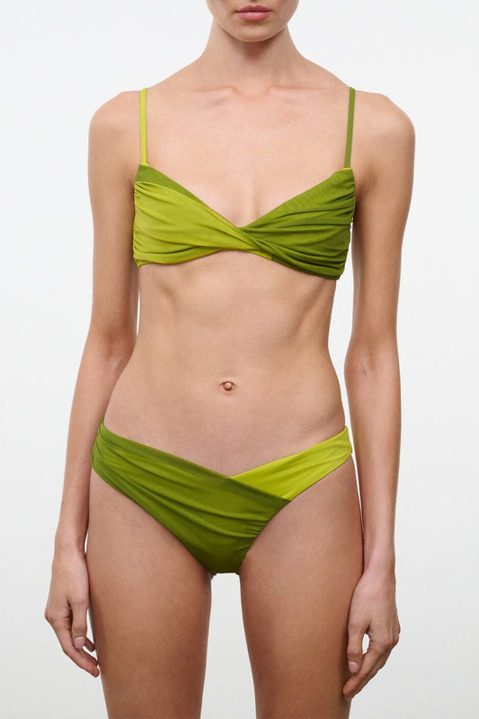 STAUD | Emsley Bikini Bottom Citron Pesto